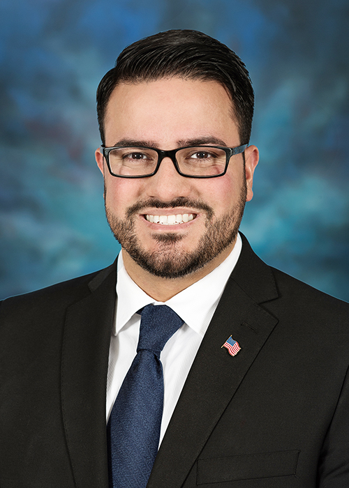 Photograph of Senator  Omar Aquino (D)